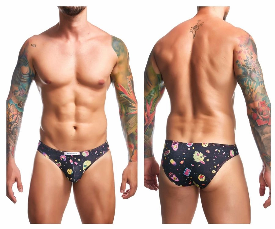 JUSTIN SIMON XSJ01 Classic Bikini Color Psycodelic
