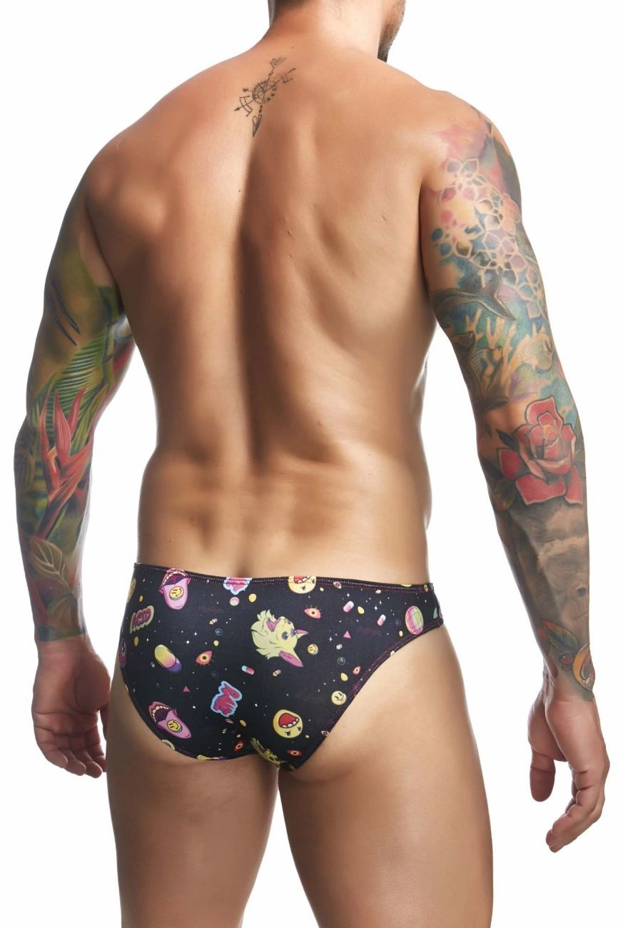 JUSTIN SIMON XSJ01 Classic Bikini Color Psycodelic