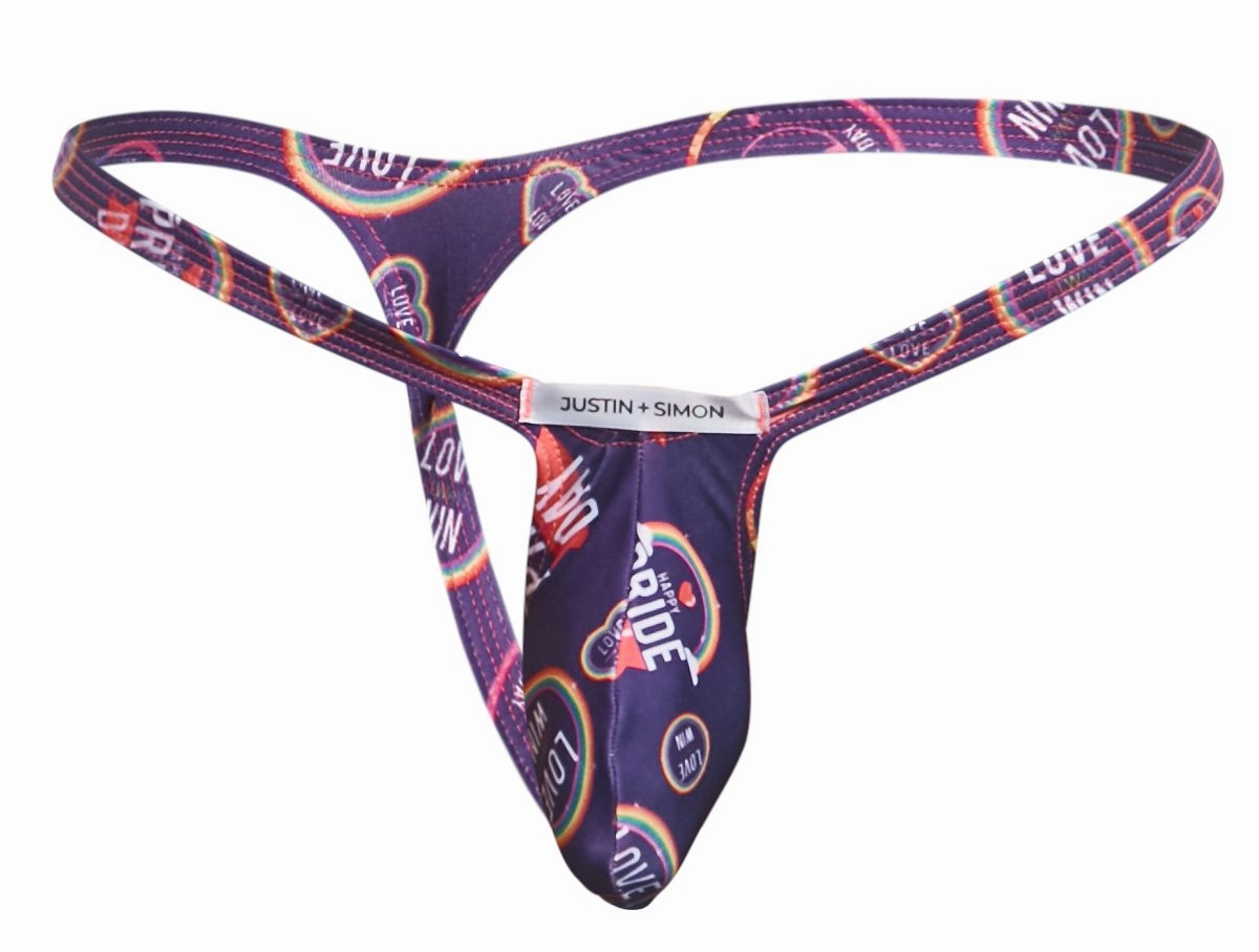 JUSTIN SIMON XSJBU02 Bulge Thongs Color Pride