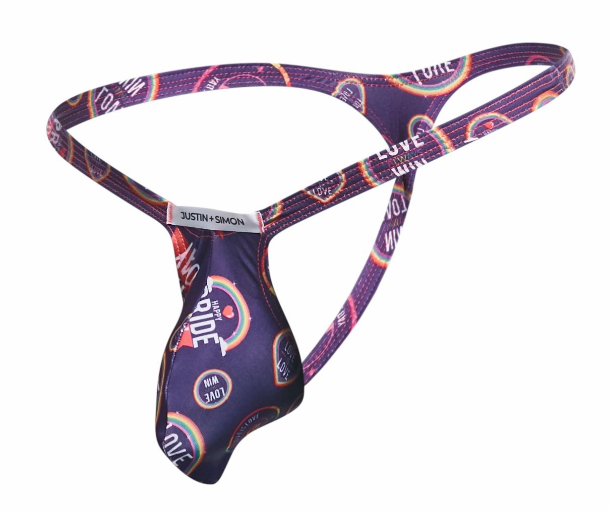 JUSTIN SIMON XSJBU02 Bulge Thongs Color Pride