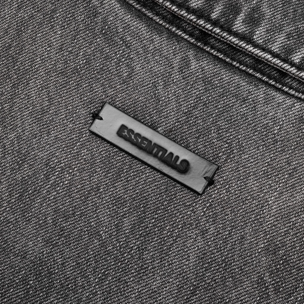 Kid's Denim Trucker Jacket - Vintage Black