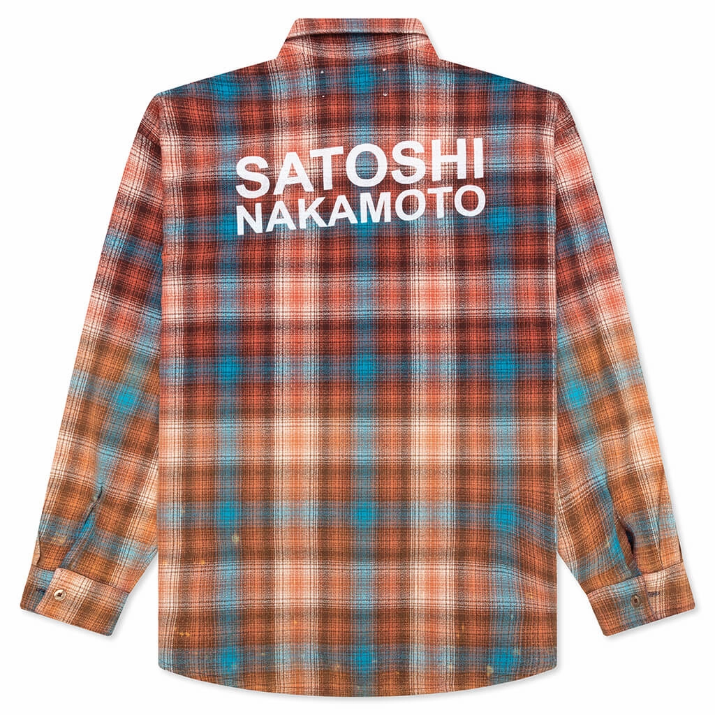 Logo Flannel - Red/Blue