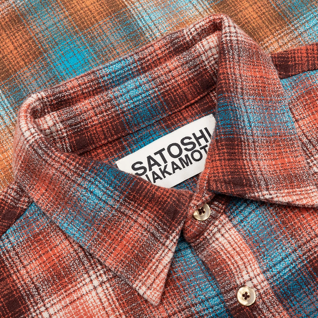Logo Flannel - Red/Blue