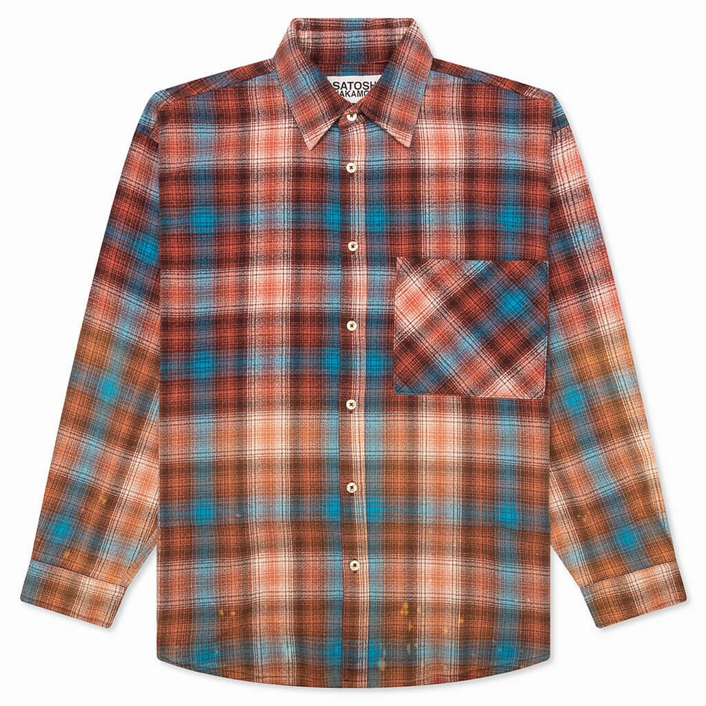 Logo Flannel - Red/Blue