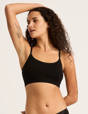 LYOLYTE Racerback Bralette - Black