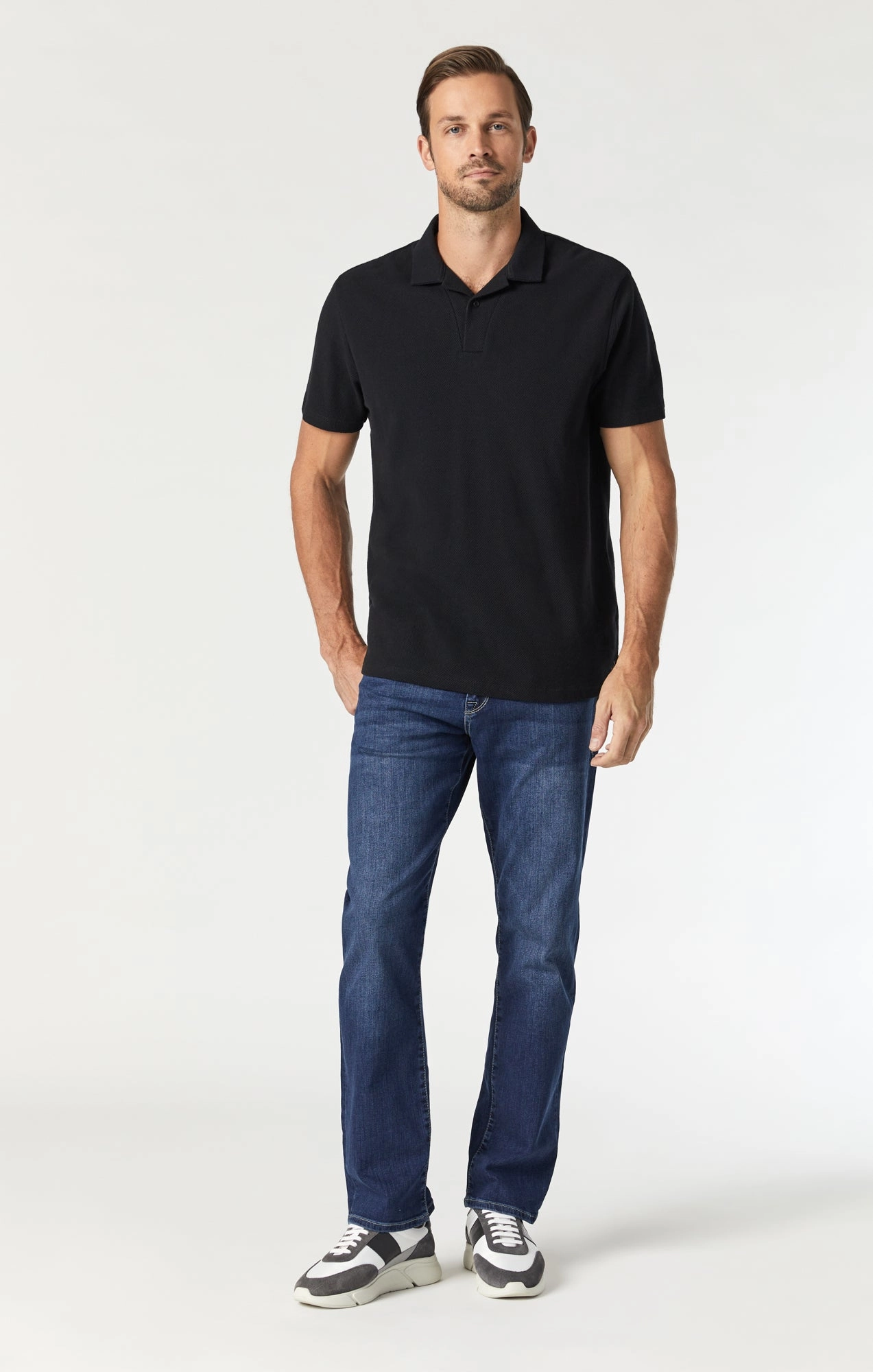 MATT RELAXED STRAIGHT LEG IN MID INDIGO COOPER