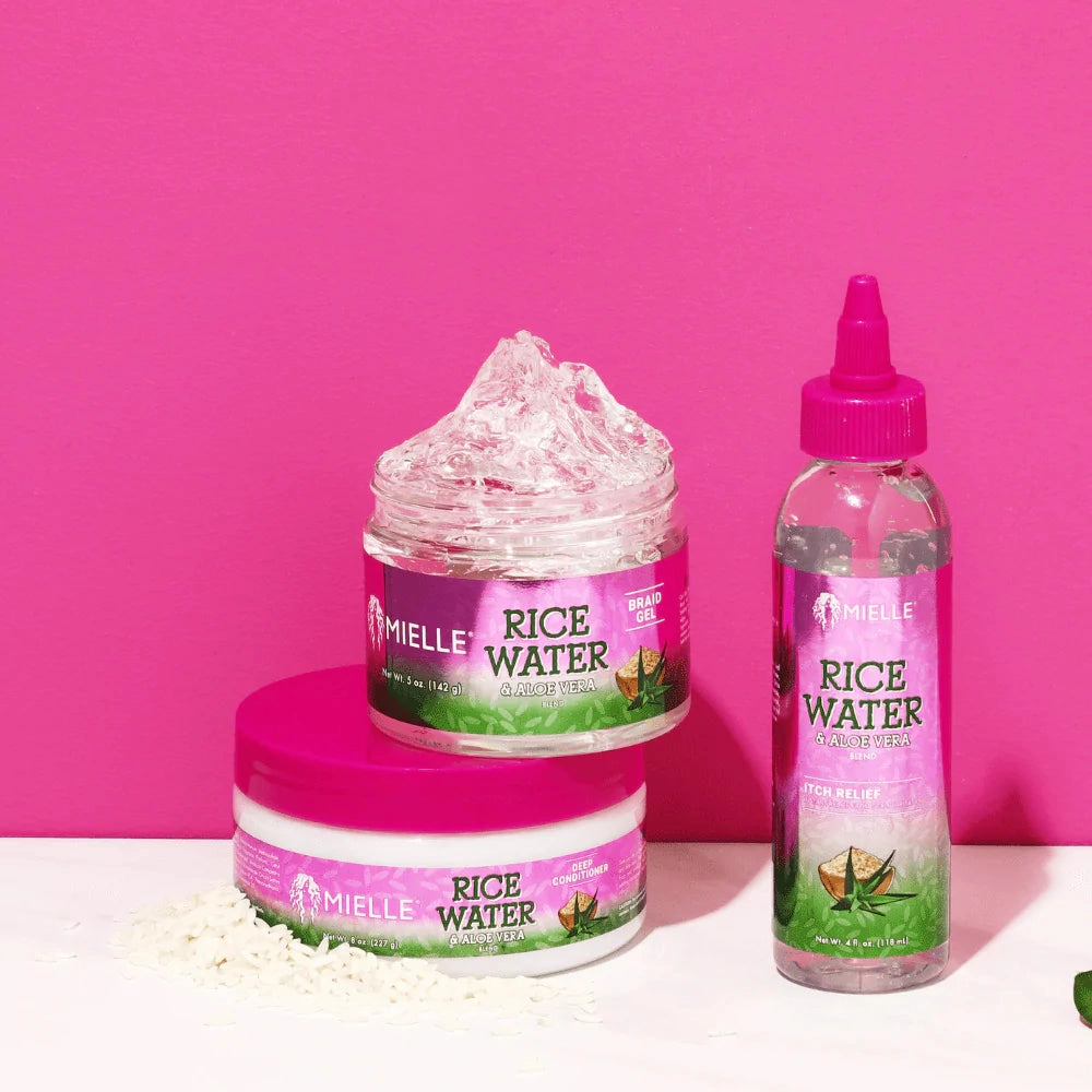 Mielle Organics Rice Water Collection Itch Relief for Scalp Irritation - 4 oz