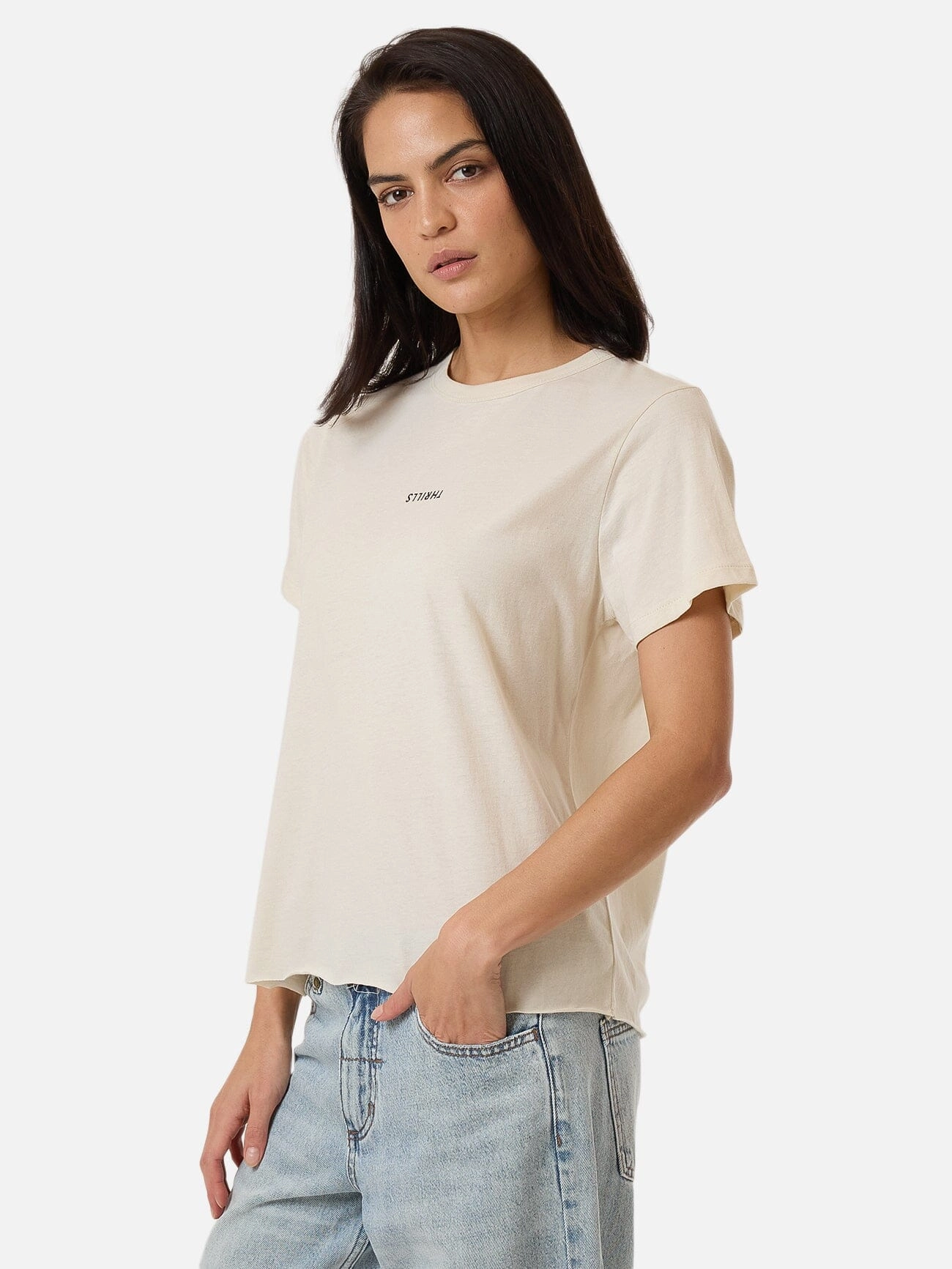 Minimal Thrills Relaxed Tee - Heritage White