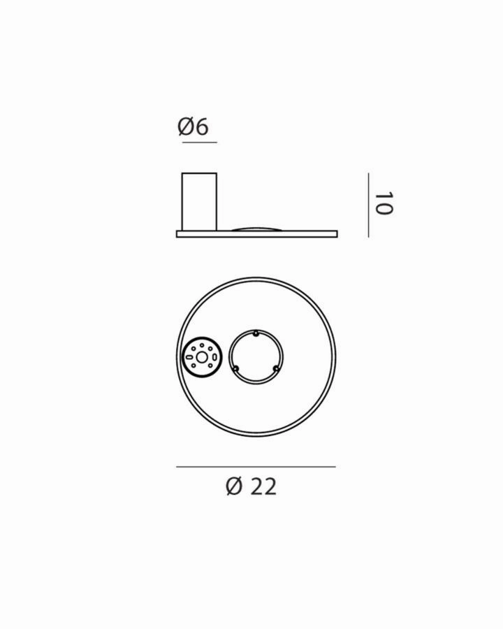 Modern Circular Wall Light