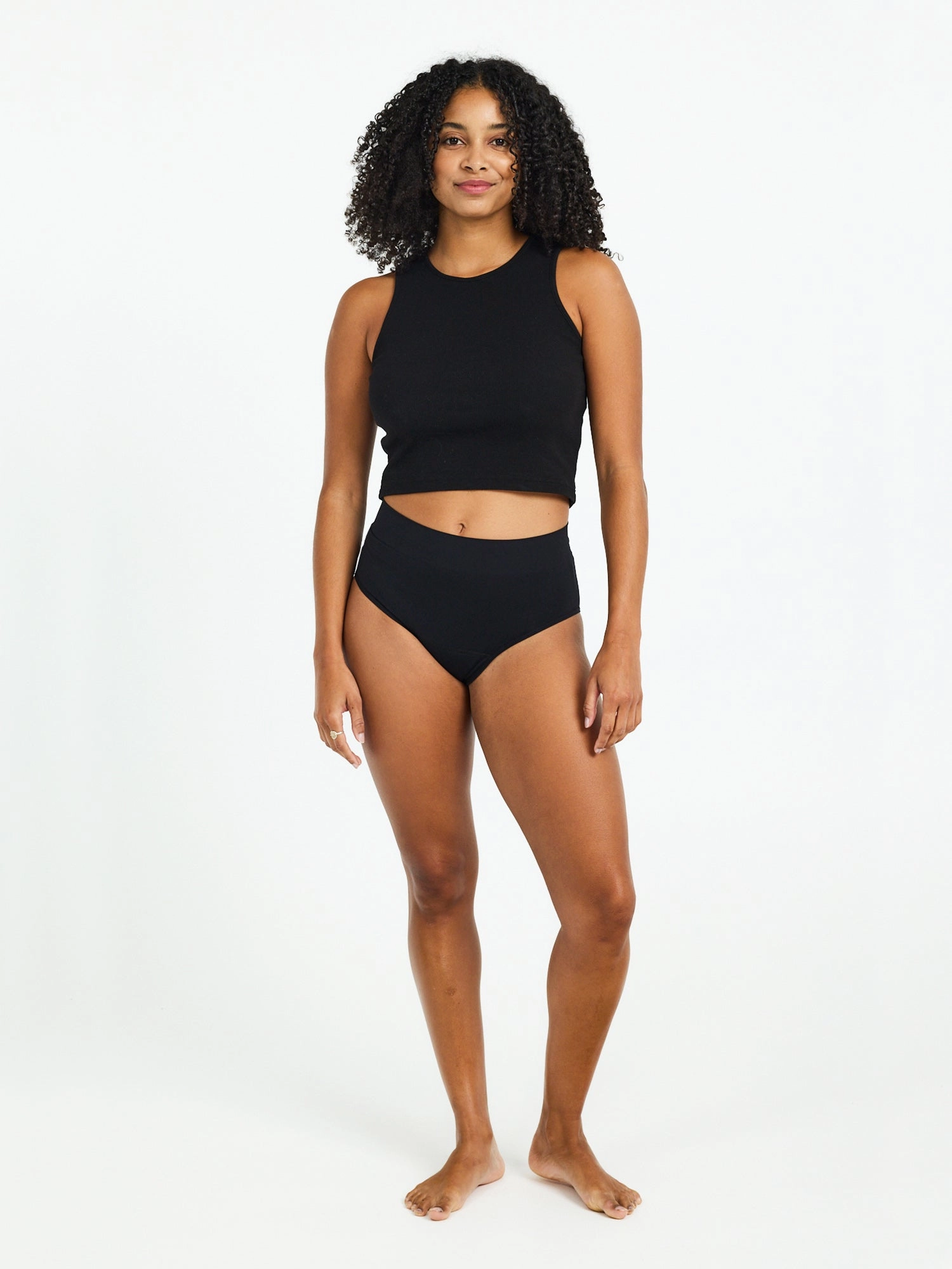 ModiComfort Seamless Full Brief Light Black