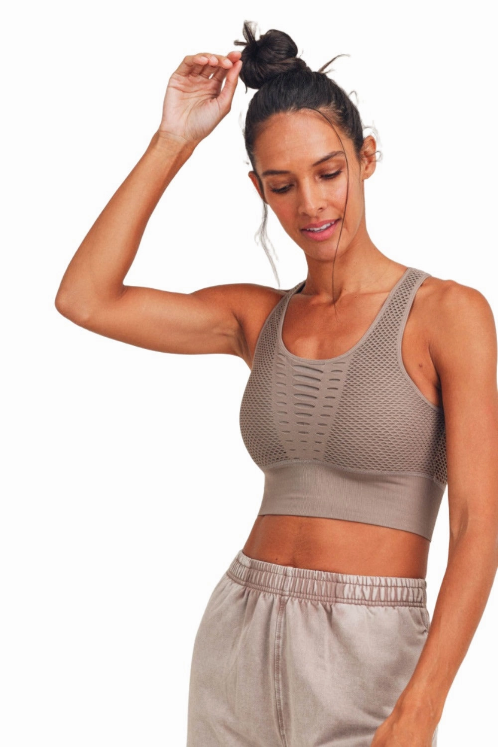 Mono B Laser Cut Sports Bra AT2249