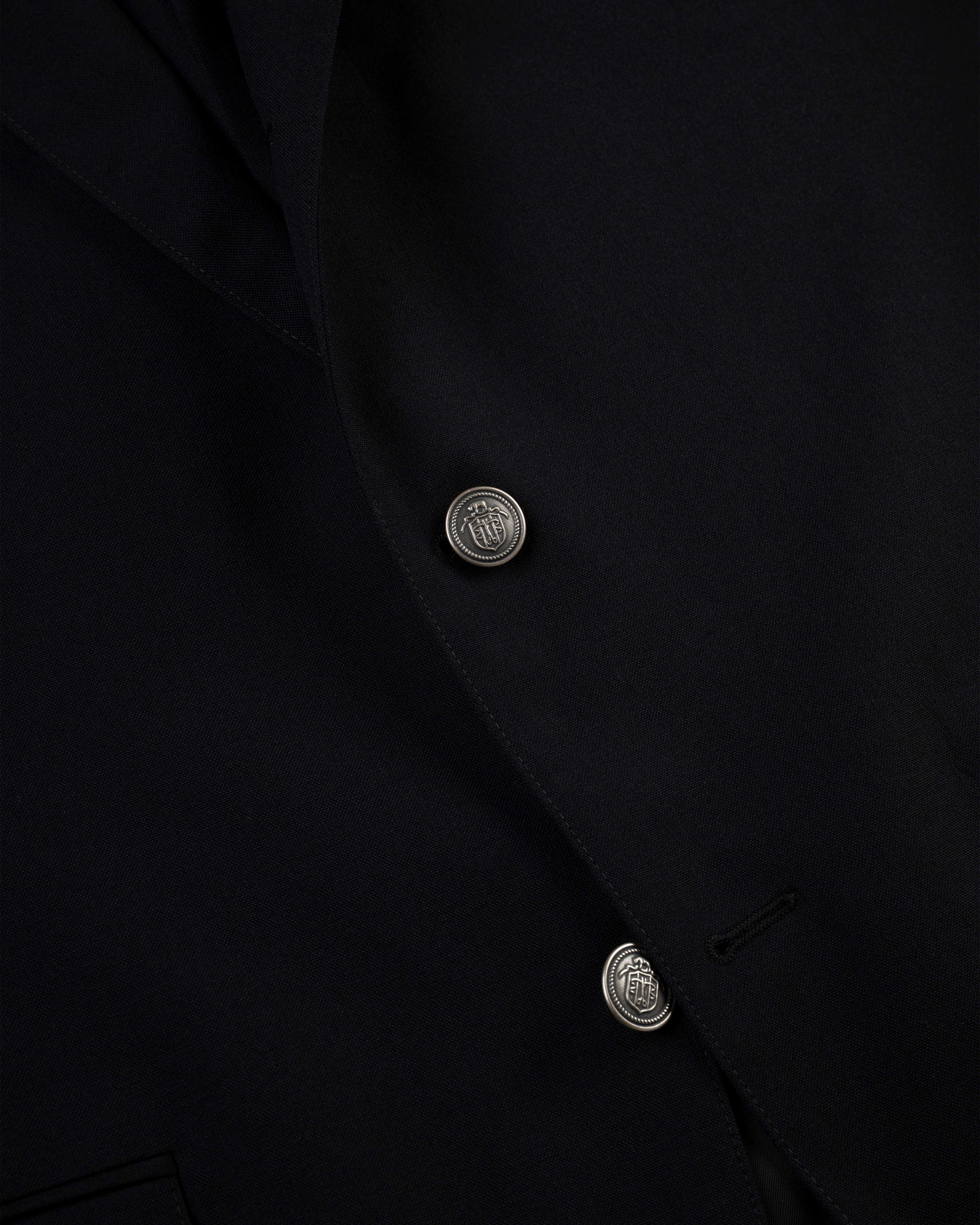 NAVY SOLID AIR WEAVE BLAZER