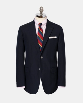 NAVY SOLID AIR WEAVE BLAZER