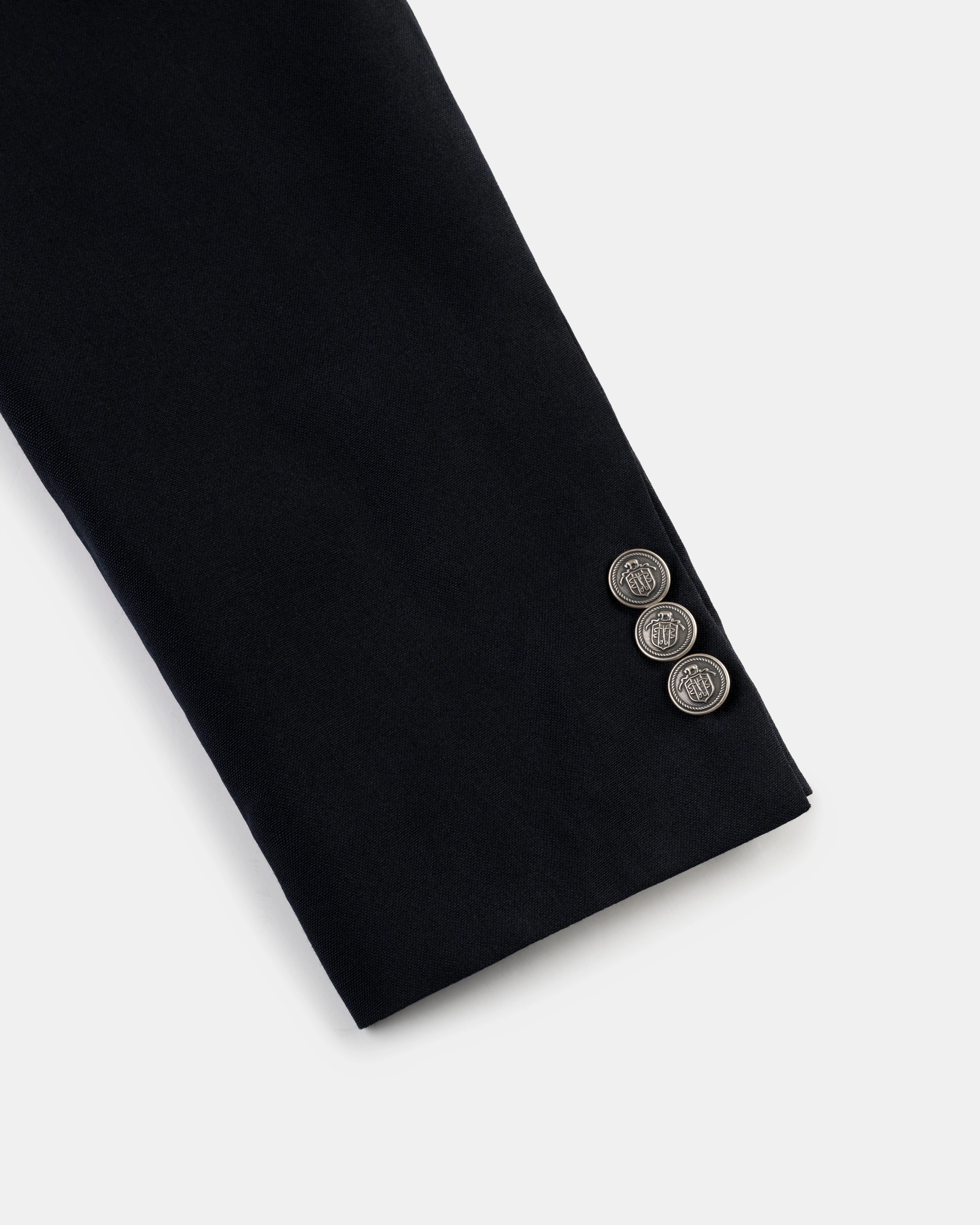 NAVY SOLID AIR WEAVE BLAZER