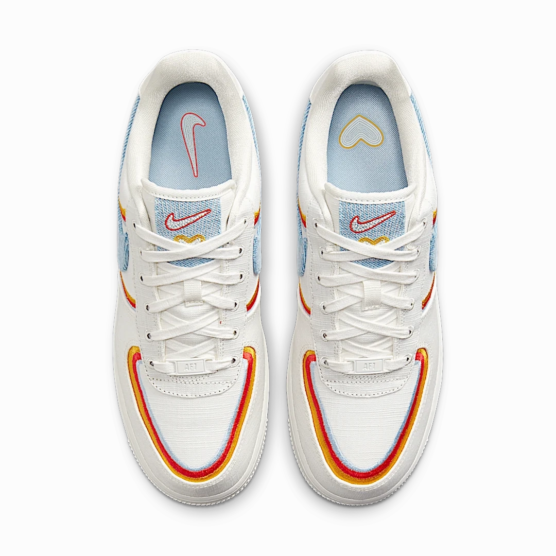 Nike Air Force 1 Low Sail Denim Swoosh