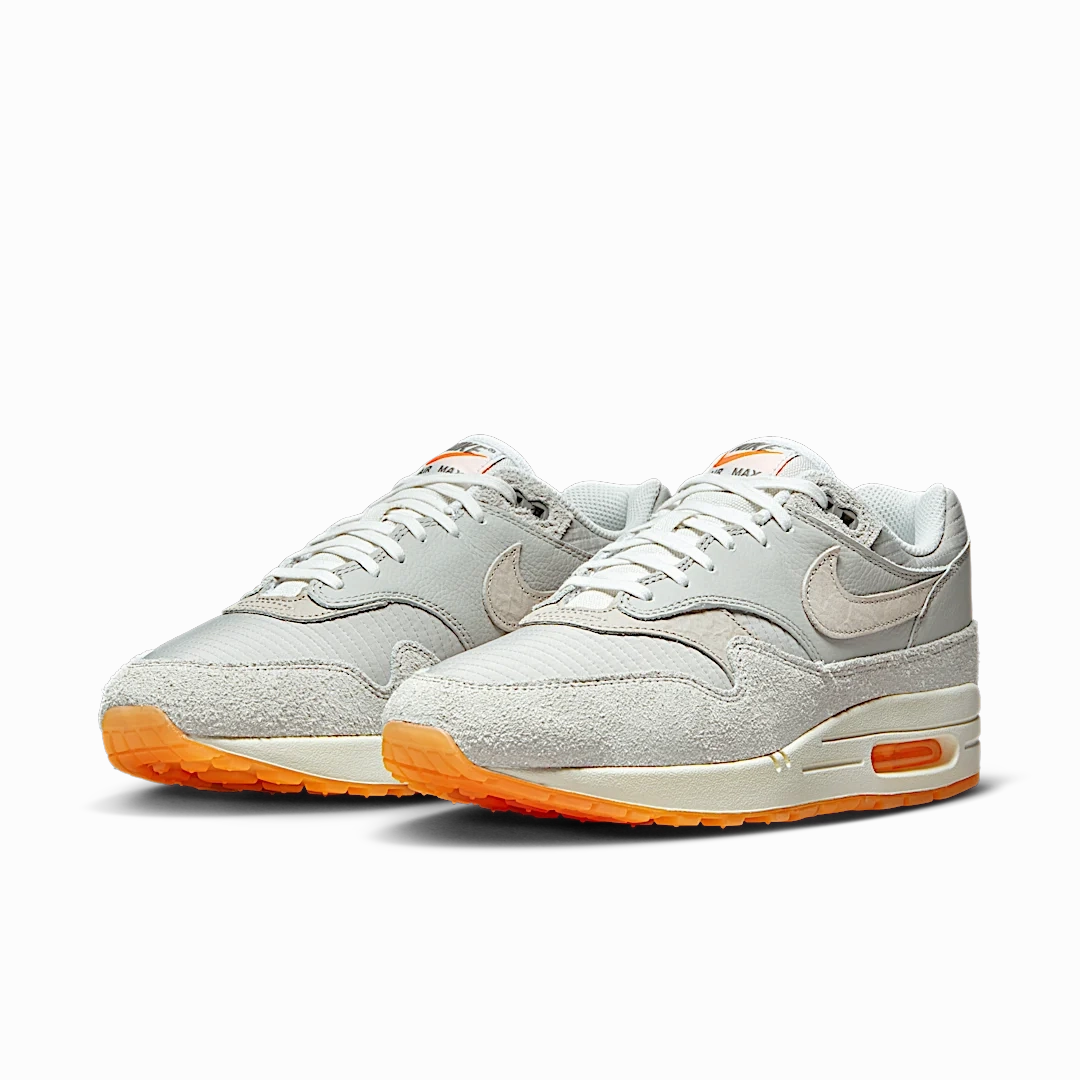 Nike Air Max 1 PRM Light Iron Ore Total Orange