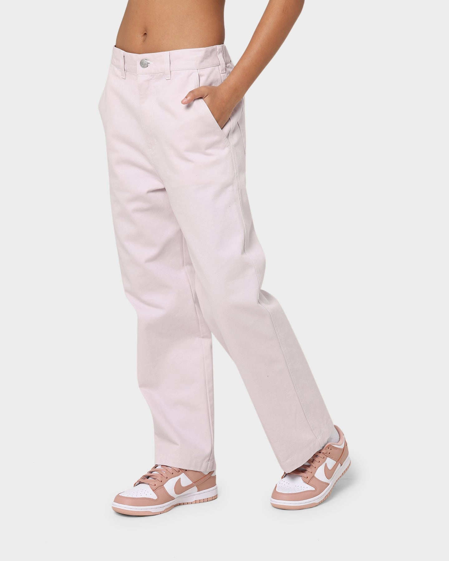 Obey Women's Brighton Carpenter Pants Purple Paste