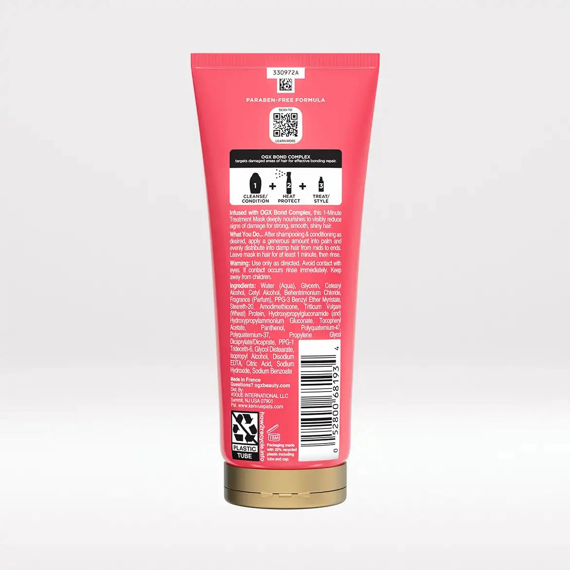 OGX Bond Protein Repair 1-Minute Treatment Mask - 6.7 oz
