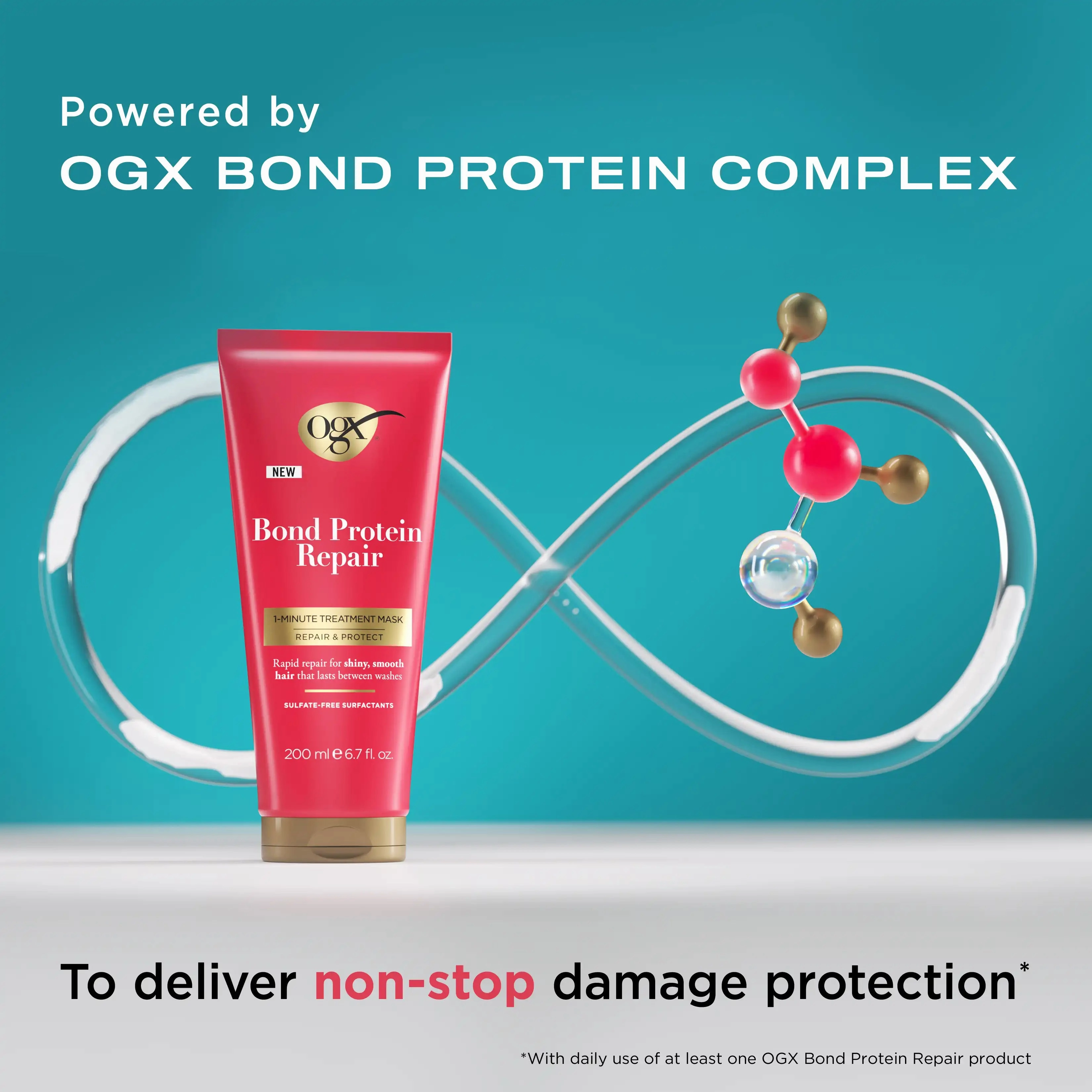 OGX Bond Protein Repair 1-Minute Treatment Mask - 6.7 oz