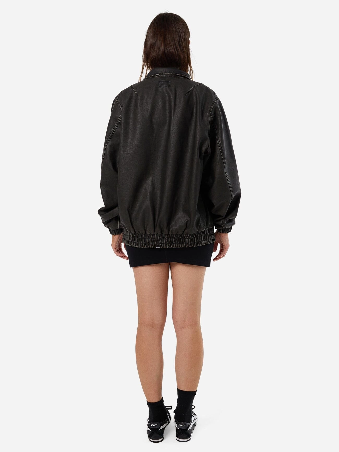 Oliver Oversized Bomber - Washed Black