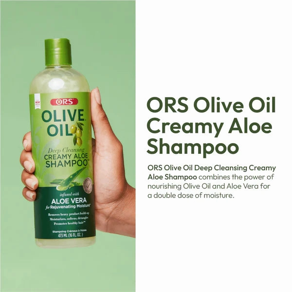 ORS Olive Oil Deep Cleansing Creamy Aloe Shampoo - Choose Size