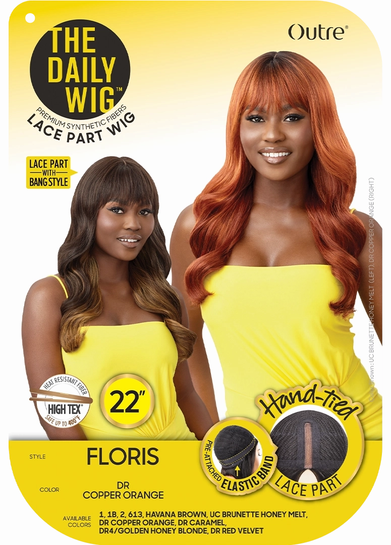 Outre The Daily Wig Synthetic Wig with Bangs - Floris