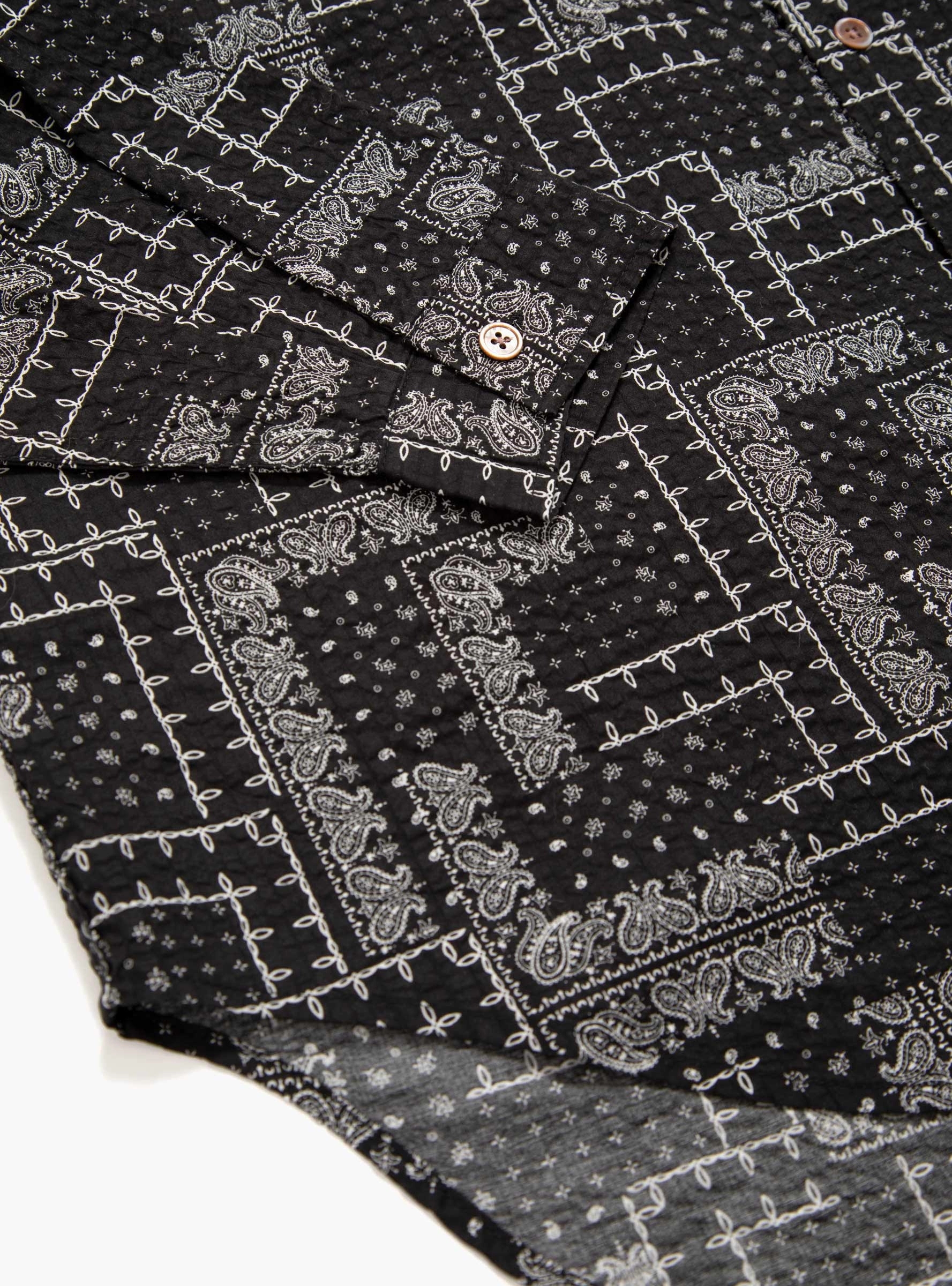 Paisley Easy Shirt Black