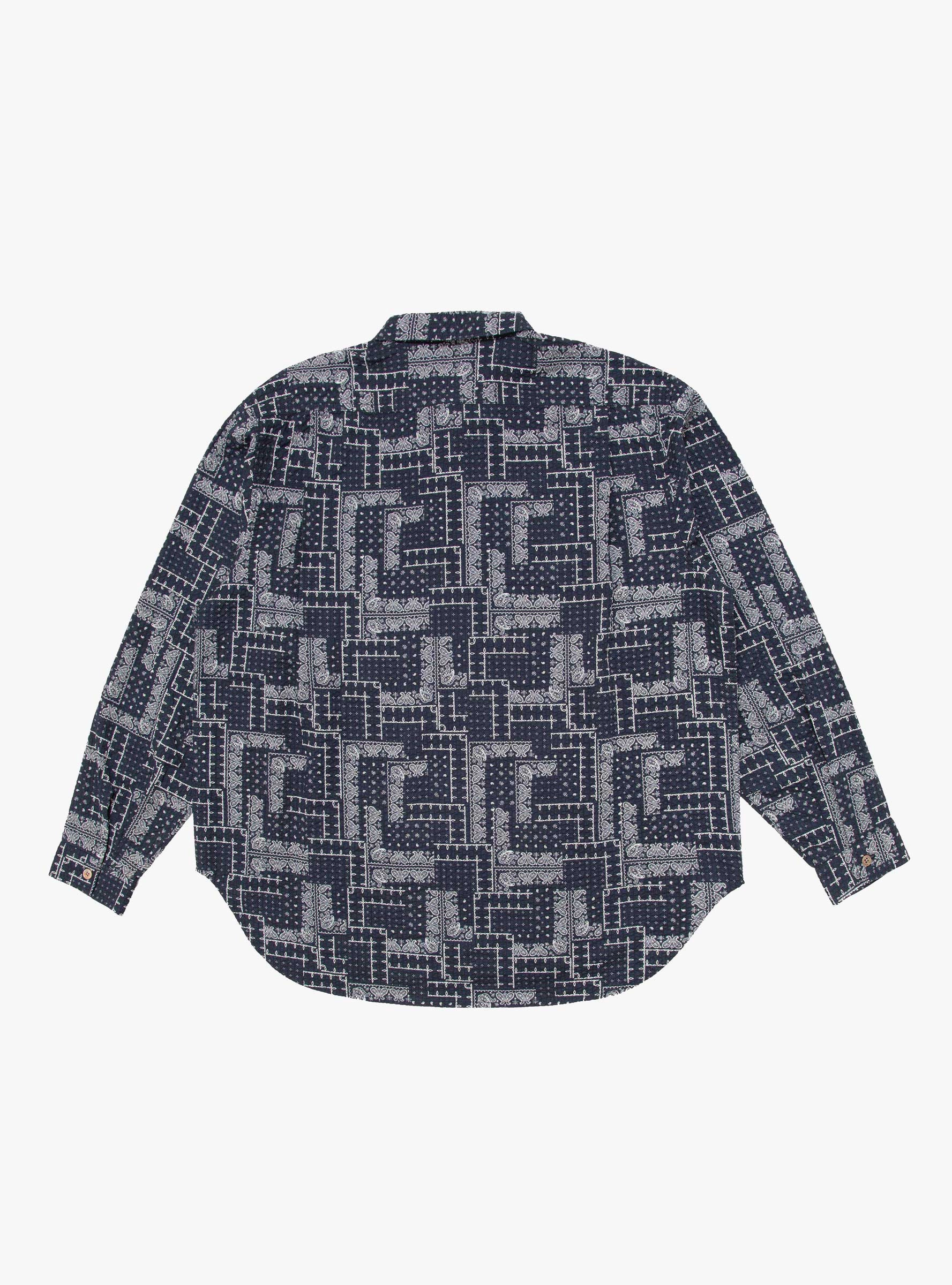 Paisley Easy Shirt Navy