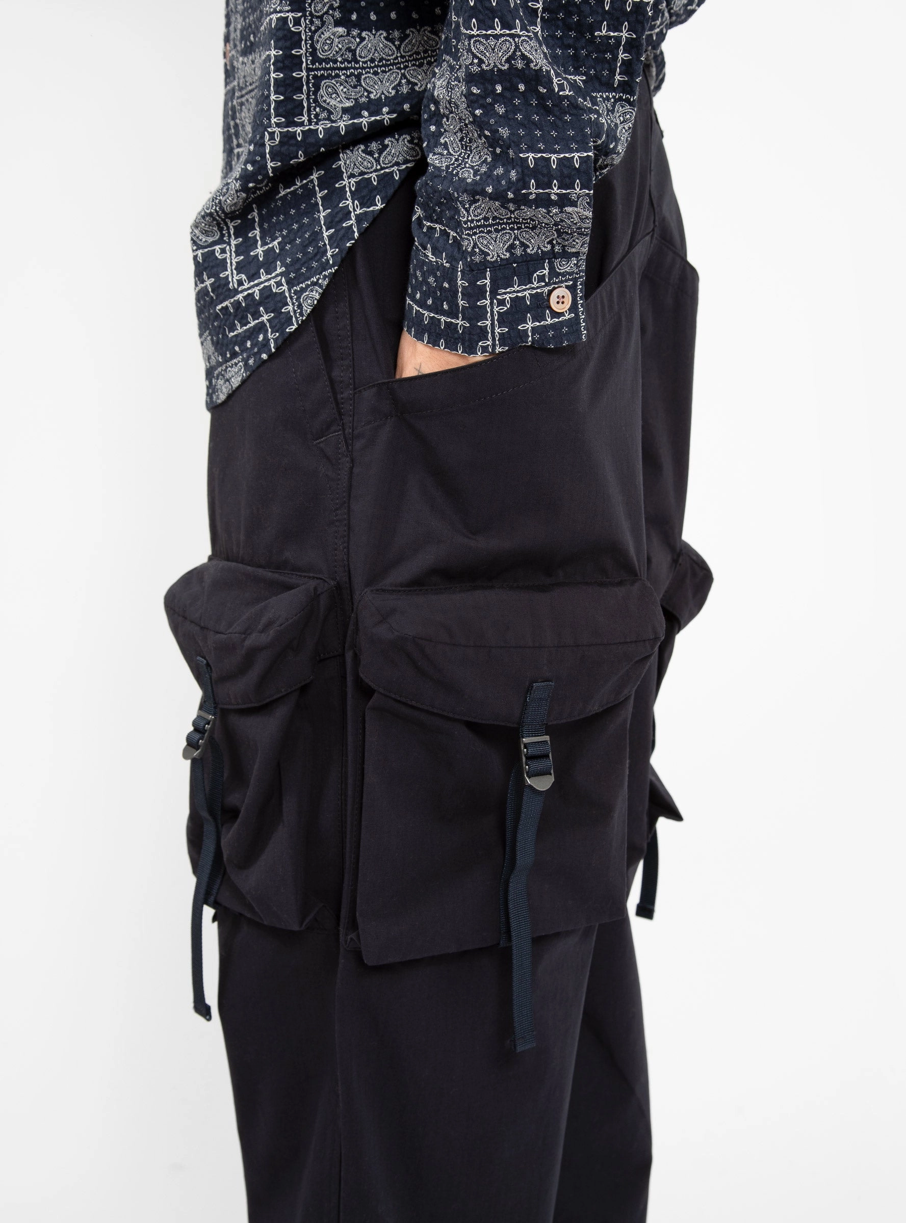 Paisley Easy Shirt Navy