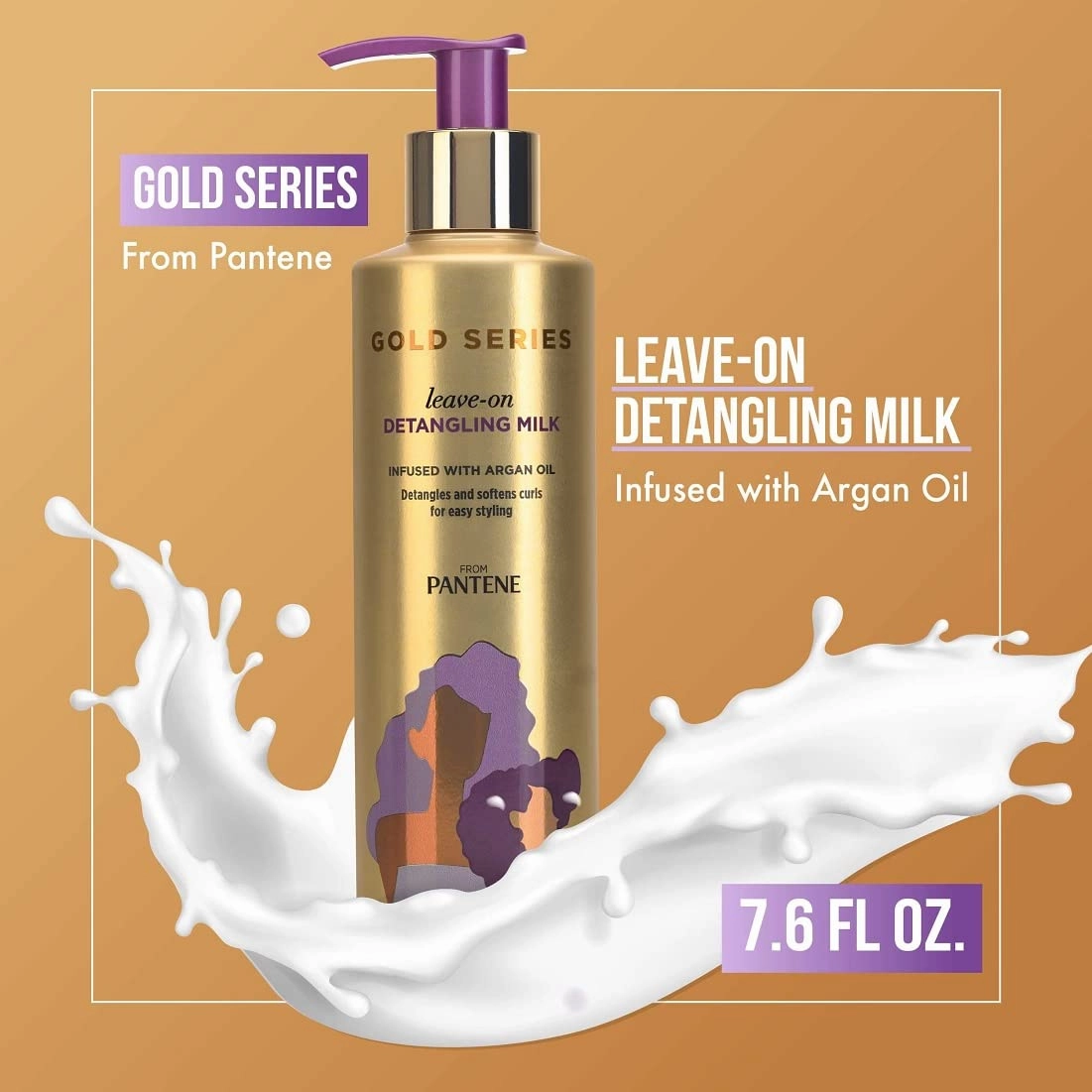Pantene Gold Series Leave-on Detangling Milk- 7.6 oz