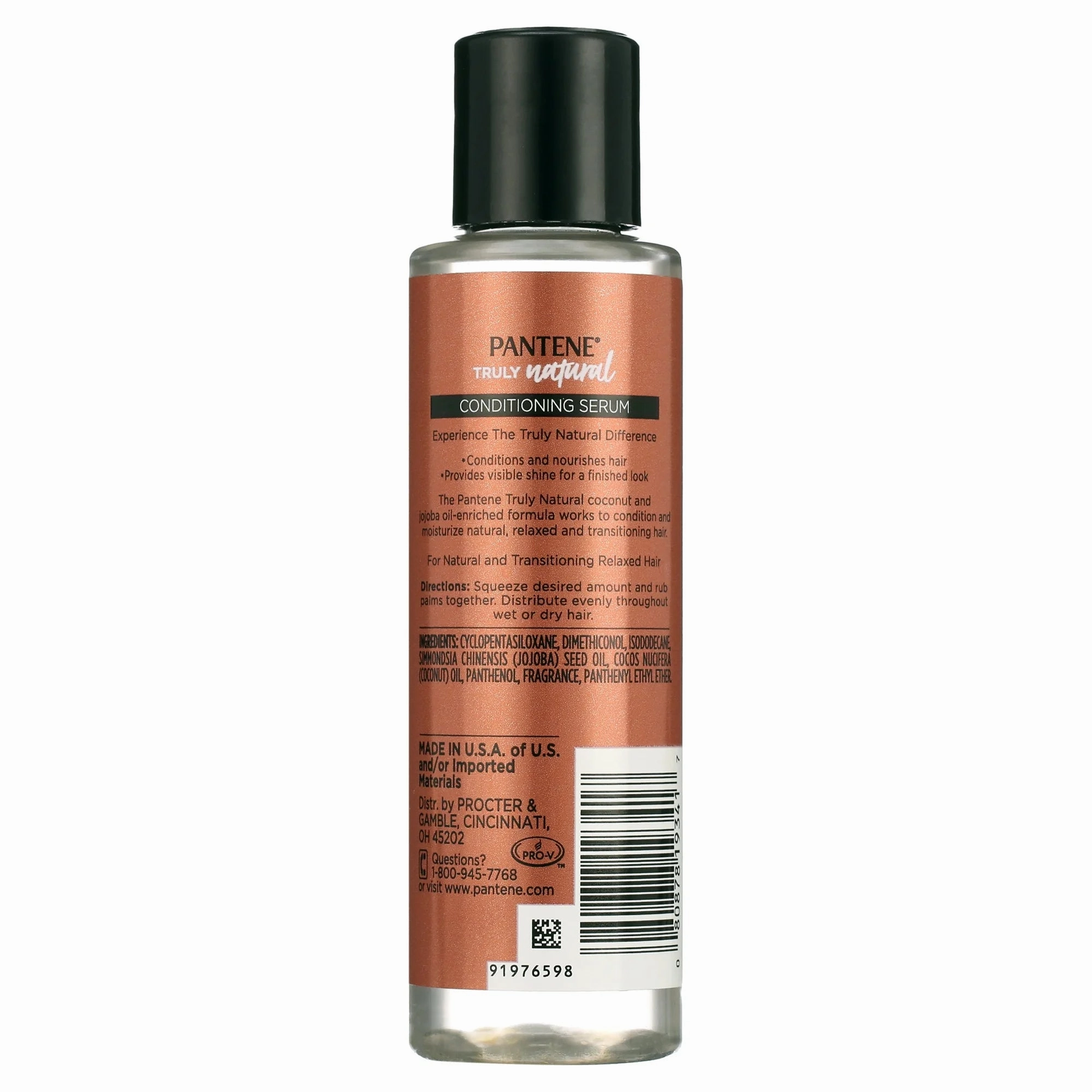 Pantene Truly Natural Conditioning Serum - 3.9 oz