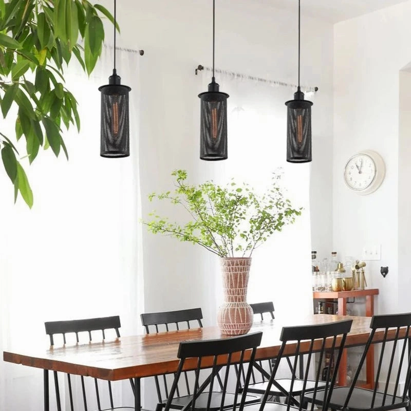 Perforated Cylinder Pendants