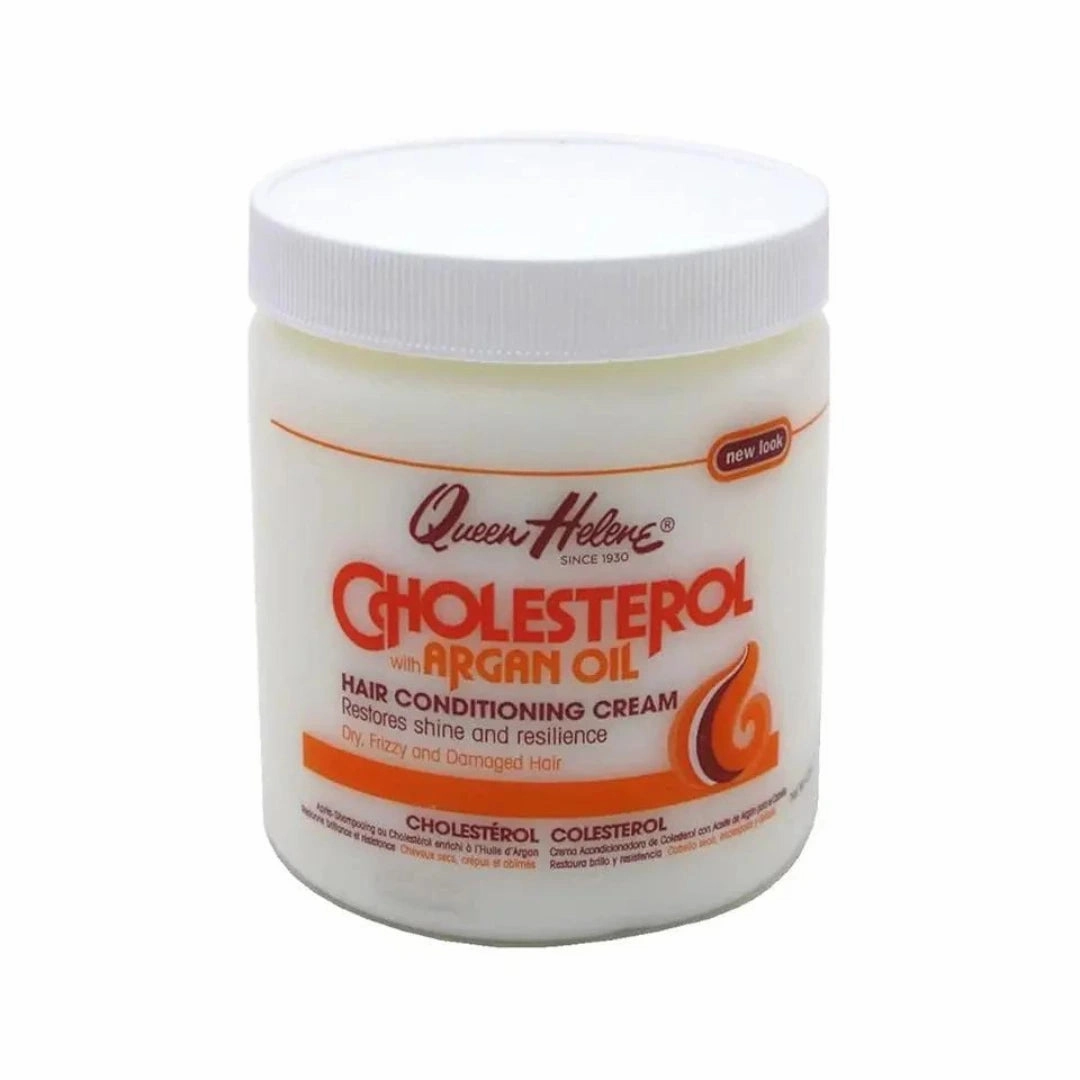 Queen Helene Cholesterol Hair Conditioning Cream with Argan Oil - 15 oz