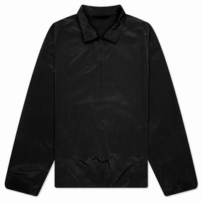 Ripstop Halfzip Pullover - Black