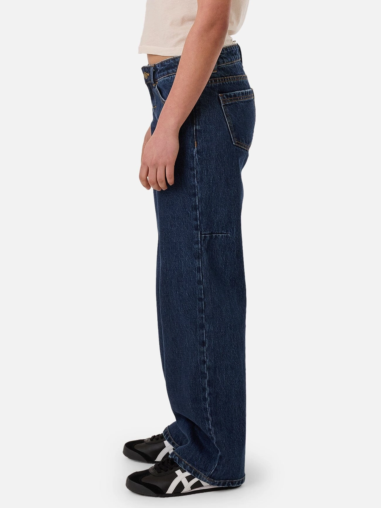 Saskia Low Rise Straight Jean - Rinsed Ink