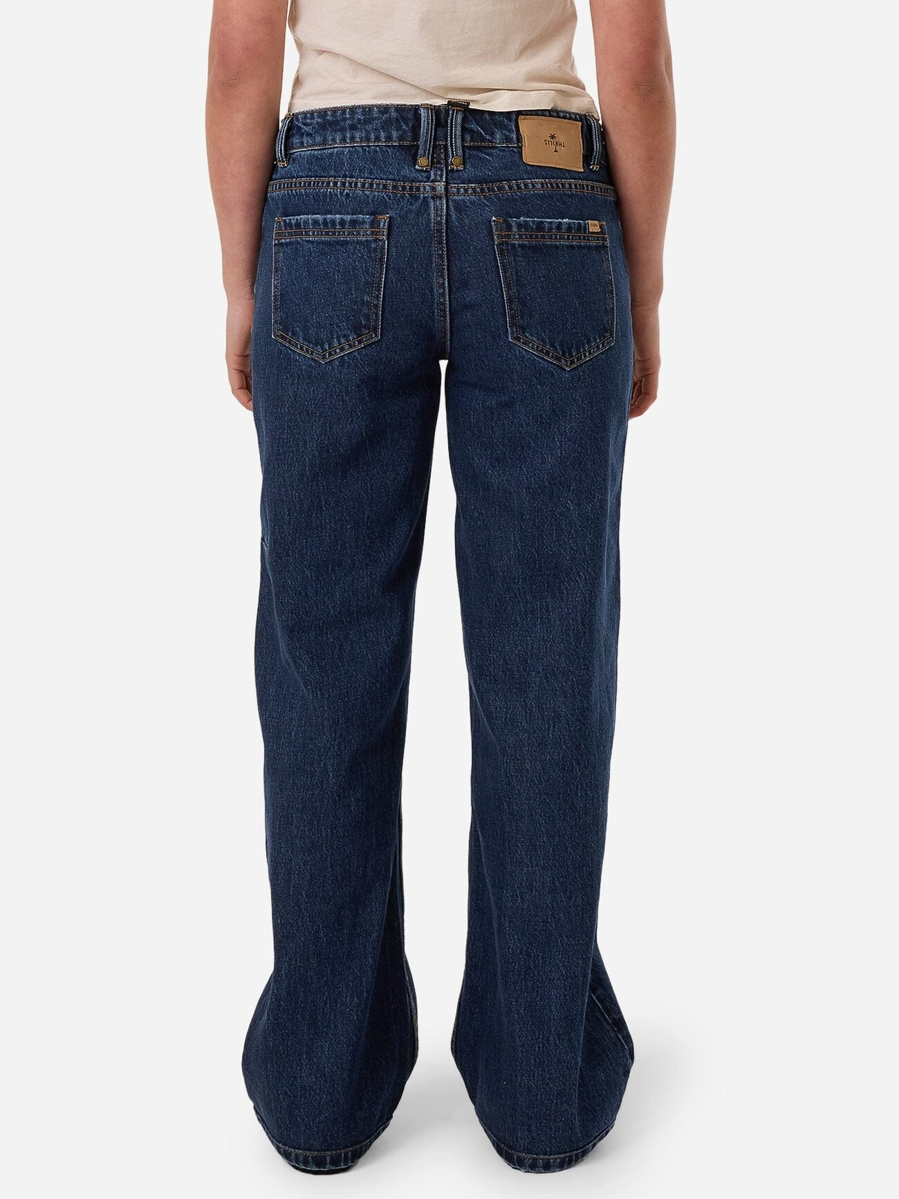 Saskia Low Rise Straight Jean - Rinsed Ink