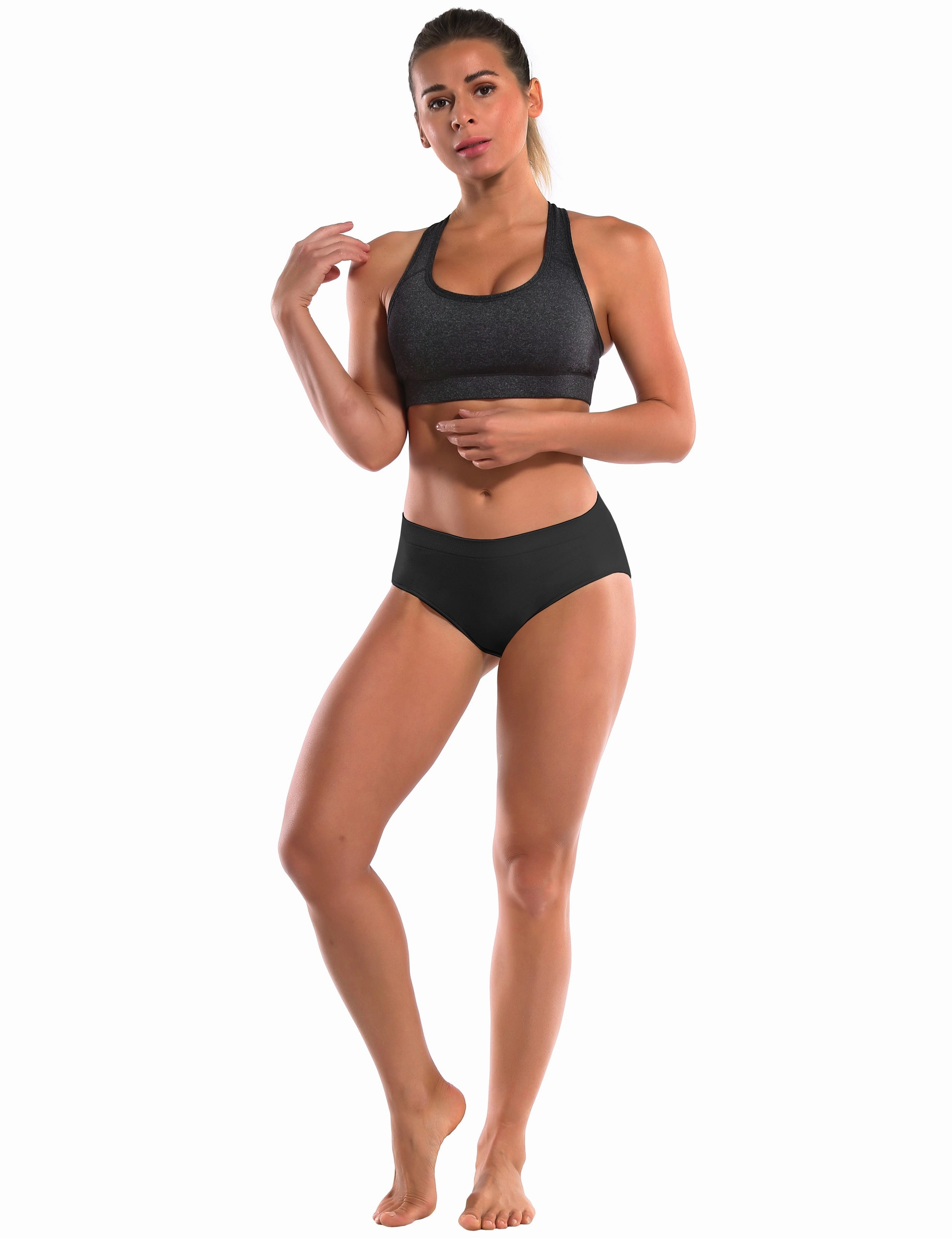 Seamless Sports Bikini Underwear black_Golf