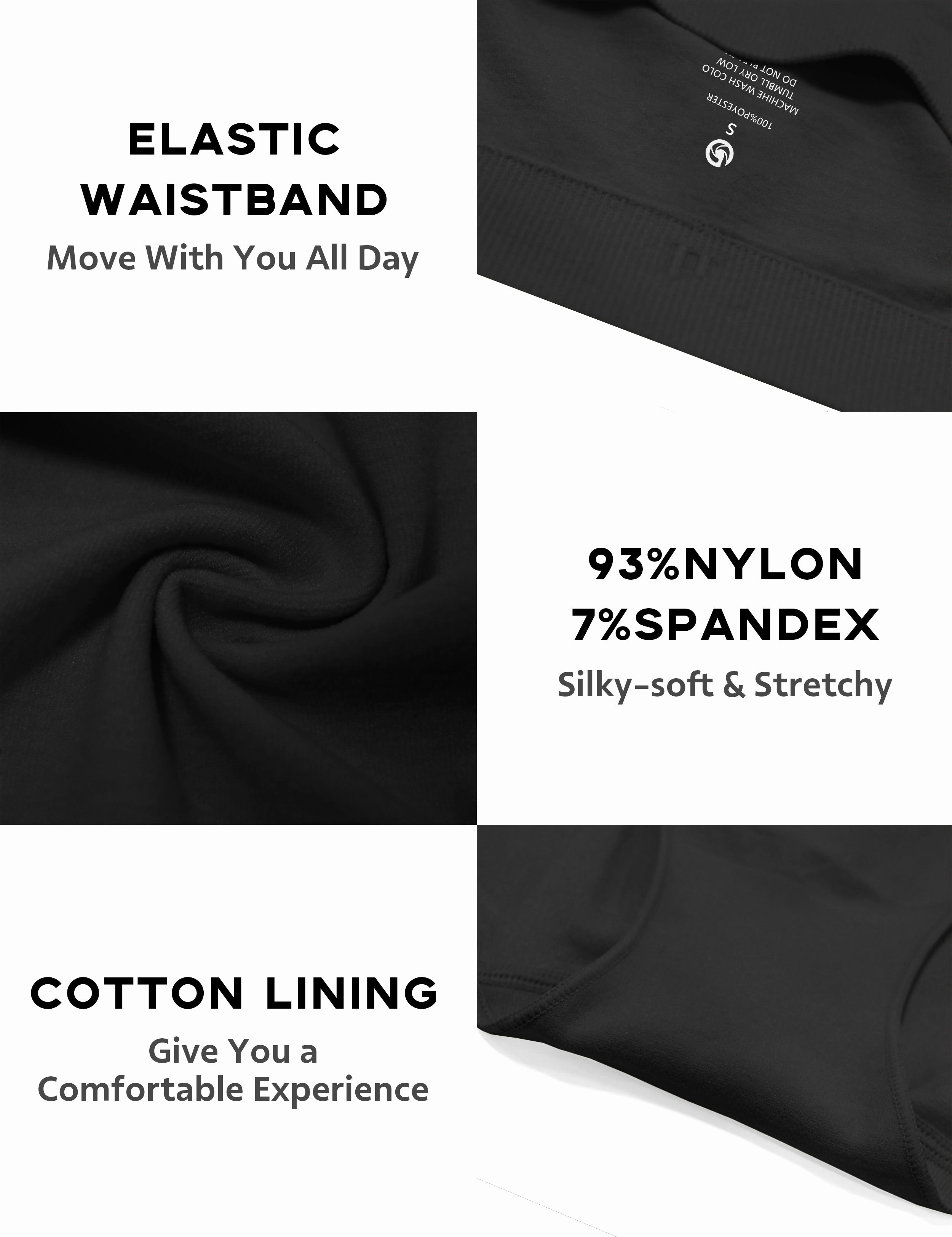 Seamless Sports Bikini Underwear black_Golf