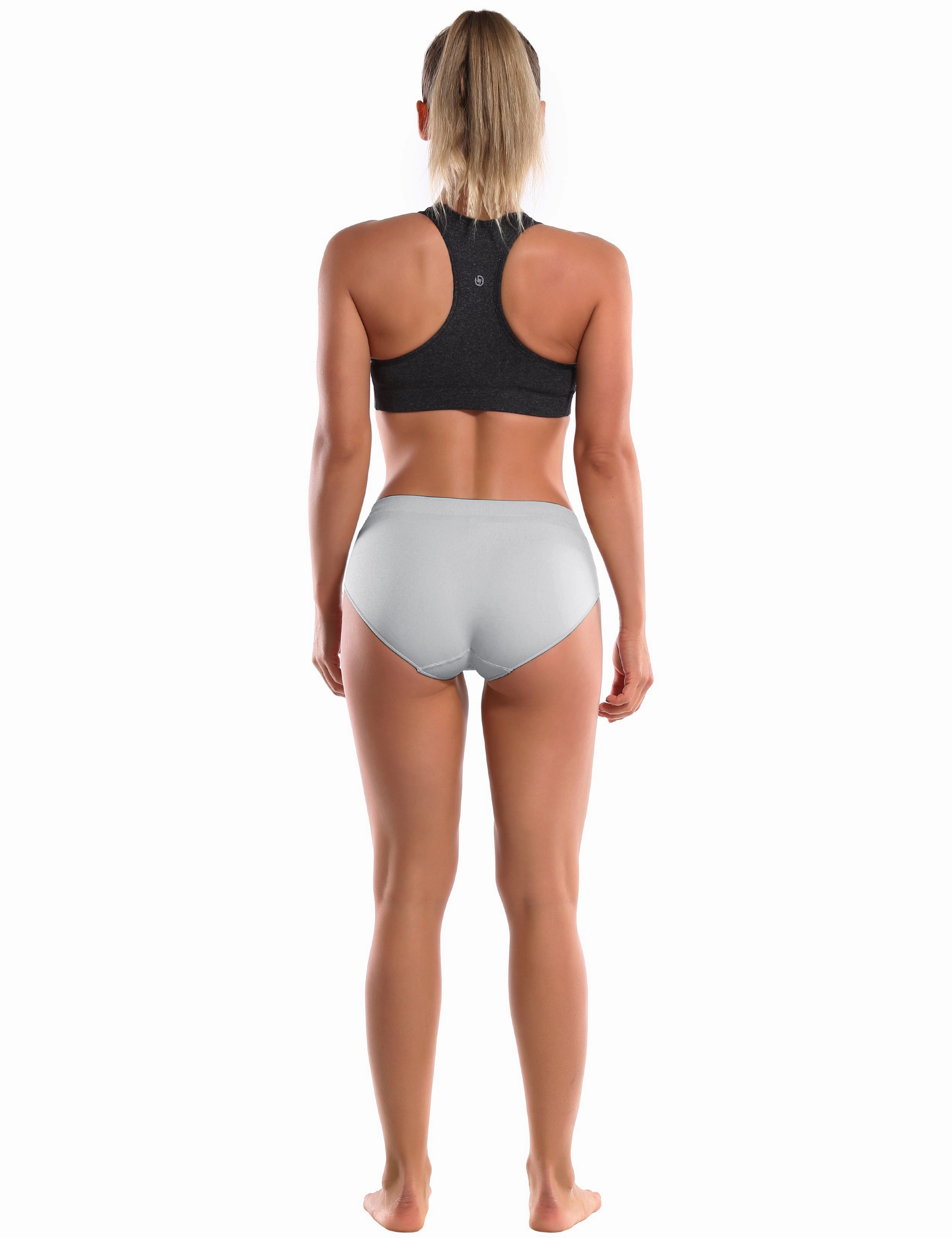 Seamless Sports Bikini Underwear gray_Biking