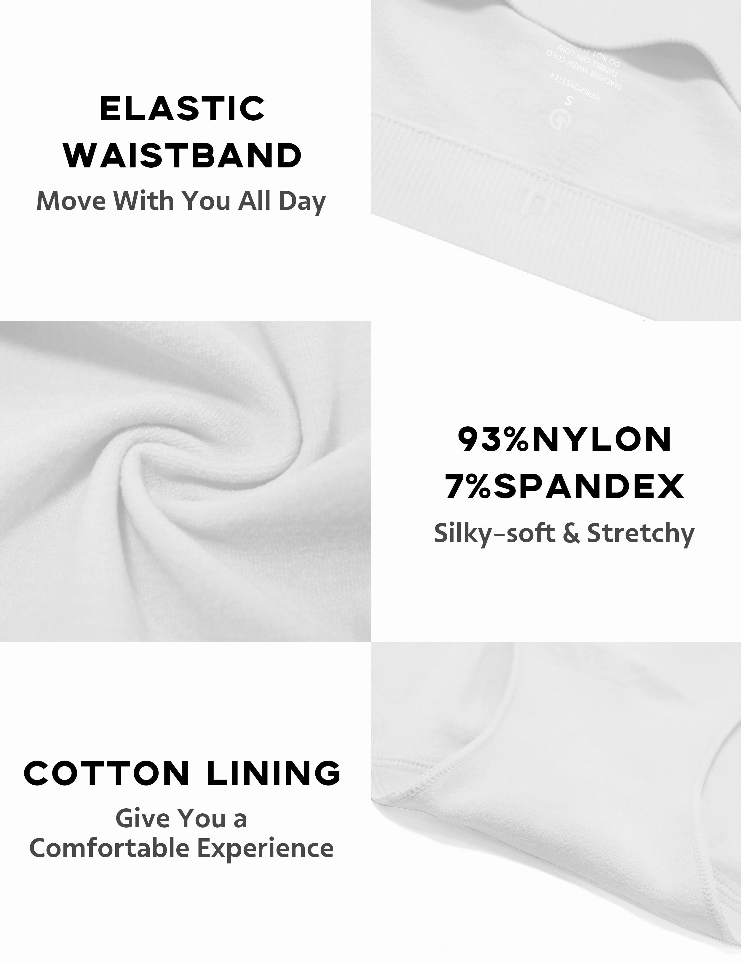 Seamless Sports Bikini Underwear white_Biking