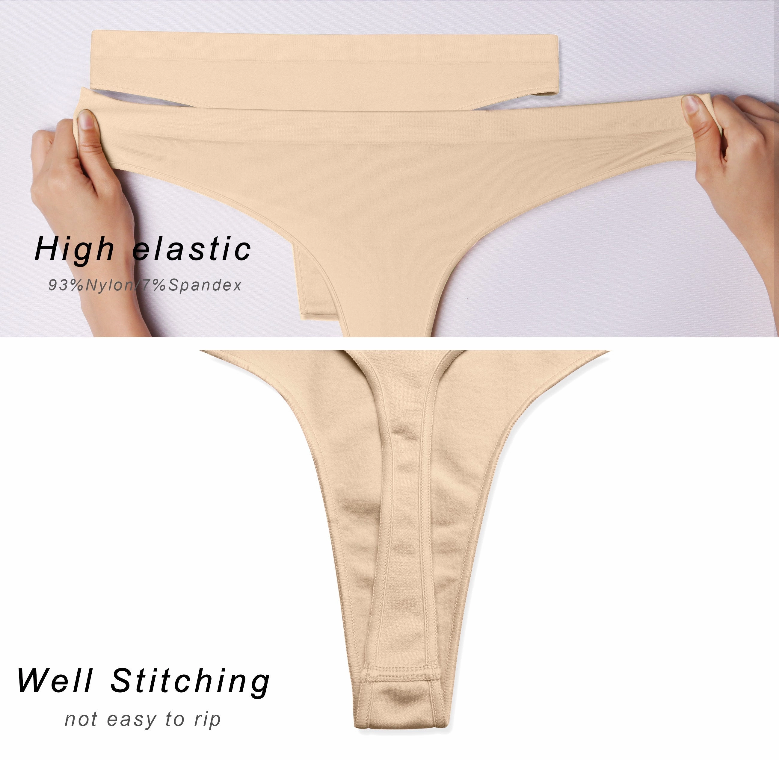 Seamless Sports Thongs Underwear skin ins_Running