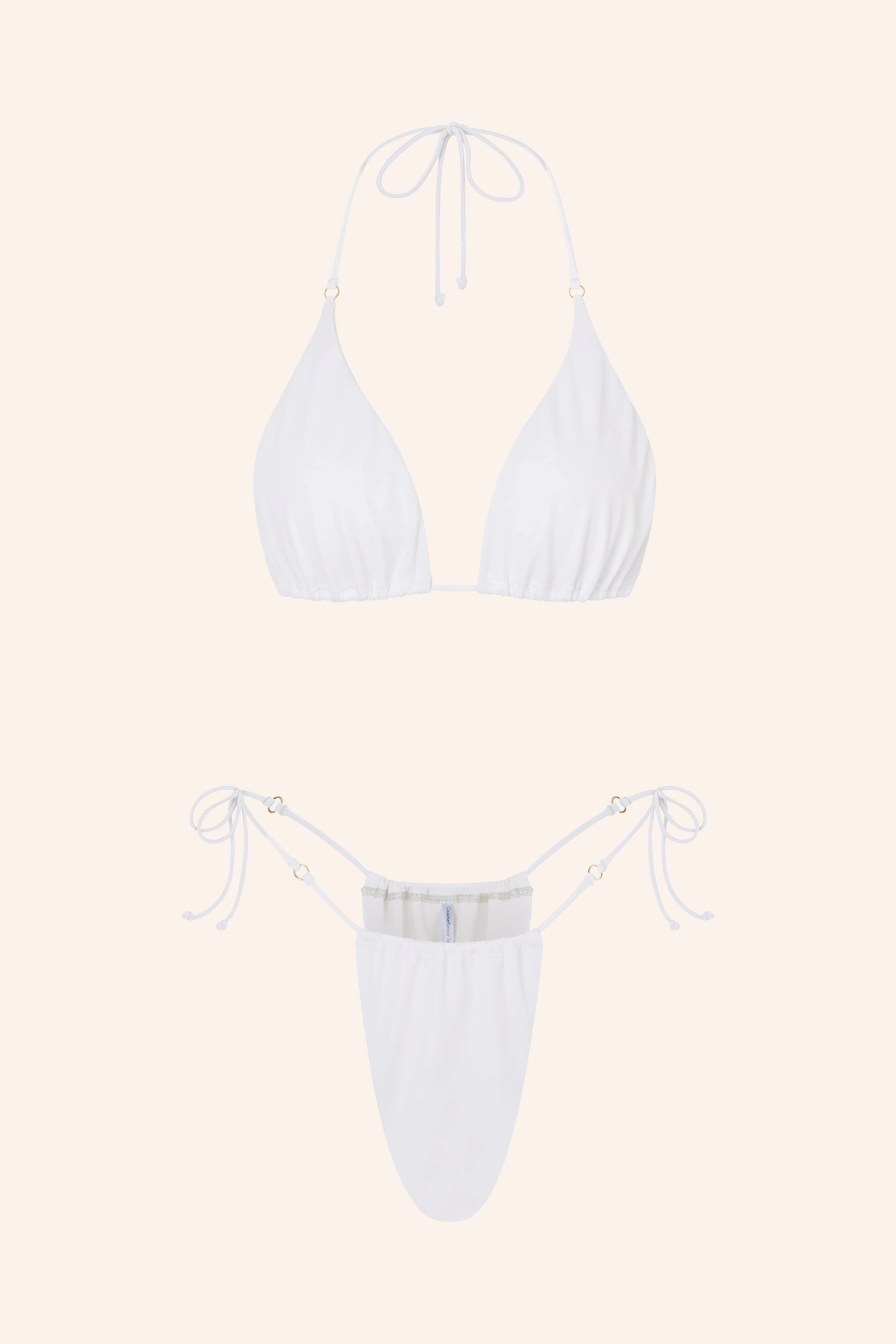 Side Tie Bikini Briefs Royal Blue