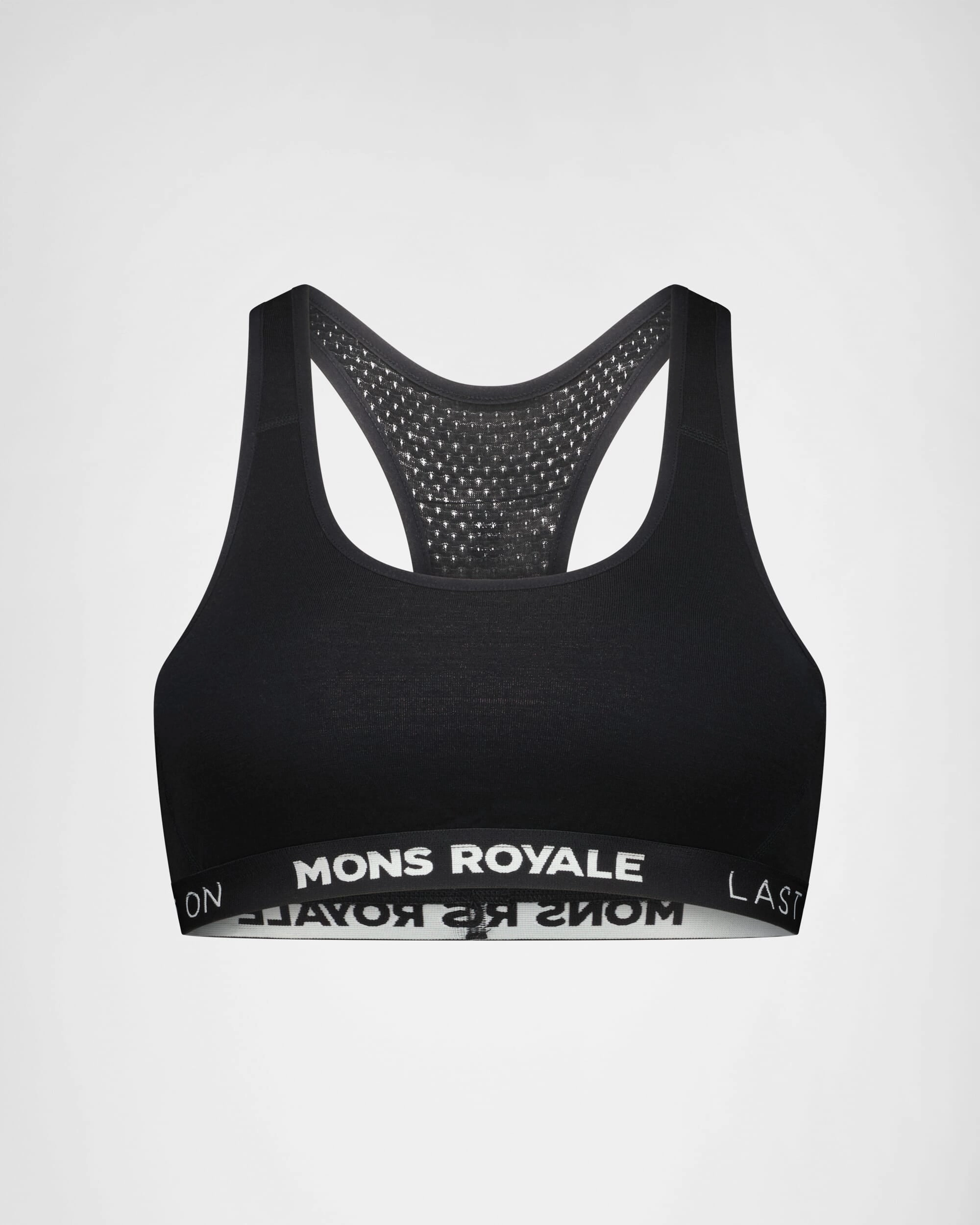 Sierra Merino Sports Bra - Black
