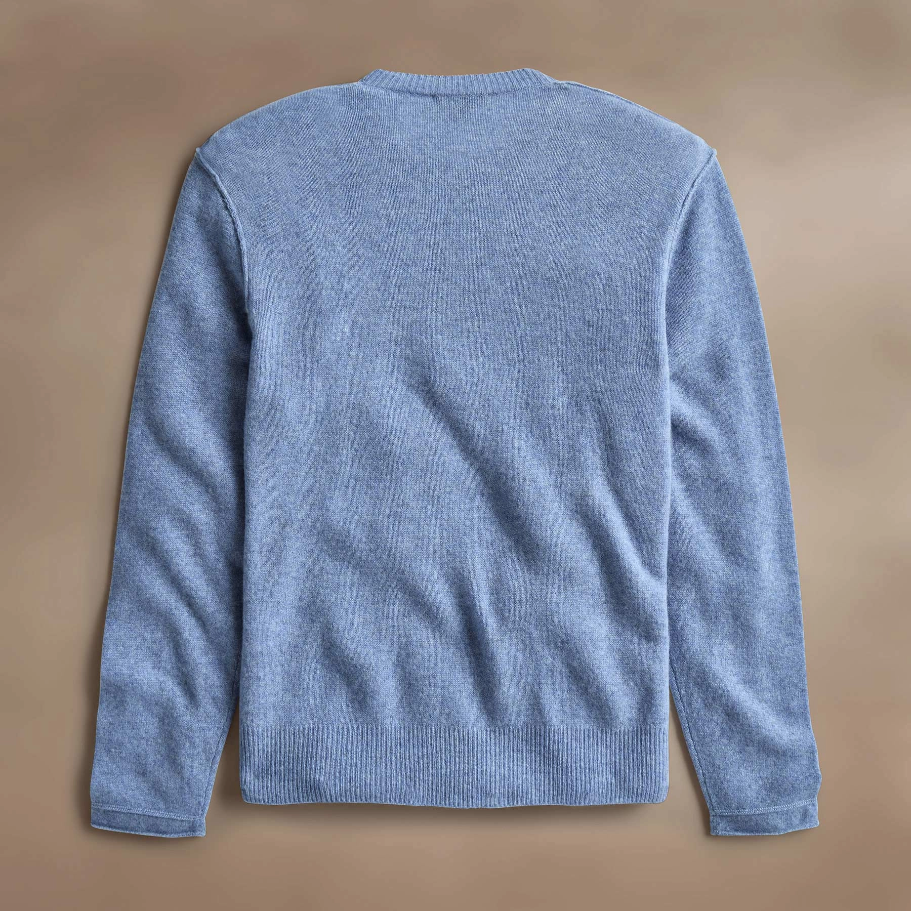 Soft Featherweight Cashmere Crew - Blue Sky