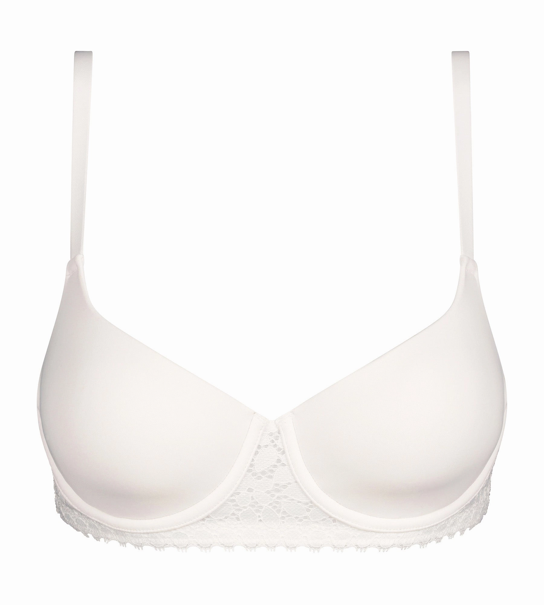 Soutien-gorge corbeille à armature en microfibre Blanc Daily Dentelle