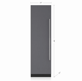 Sub-Zero IC24RLH 24" Designer Column Refrigerator - Panel Ready