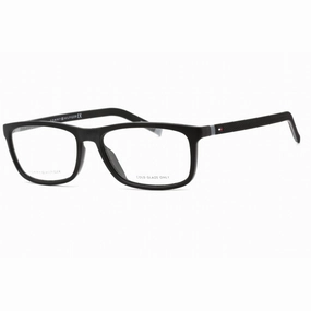 Tommy Hilfiger Men's Eyeglasses - Black Grey Plastic Full Rim Frame | TH 1741 008A 00