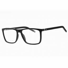 Tommy Hilfiger Men's Eyeglasses - Black Grey Plastic Full Rim Frame | TH 1742 008A 00