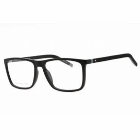 Tommy Hilfiger Men's Eyeglasses - Black Grey Plastic Full Rim Frame | TH 1742 008A 00