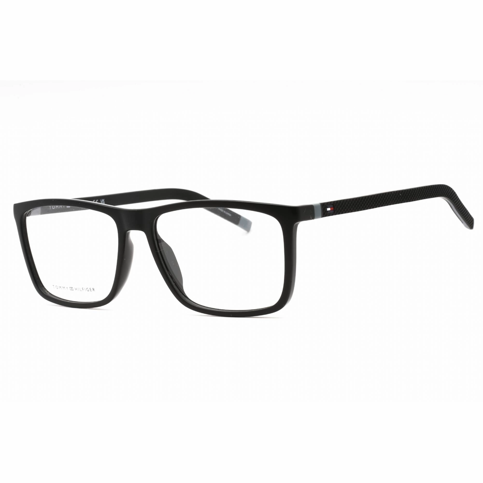 Tommy Hilfiger Men's Eyeglasses - Black Grey Plastic Full Rim Frame | TH 1742 008A 00